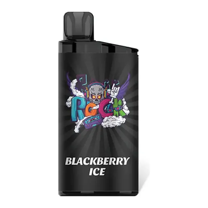 IGET Bar 3500 Blackberry Ice disposable vape photographed front on against a white background