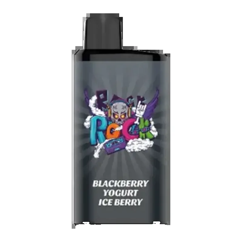 Front view of the IGET Bar Pro 10000 Blackberry Yogurt Ice Berry disposable vape in Blackberry Yogurt Ice Berry