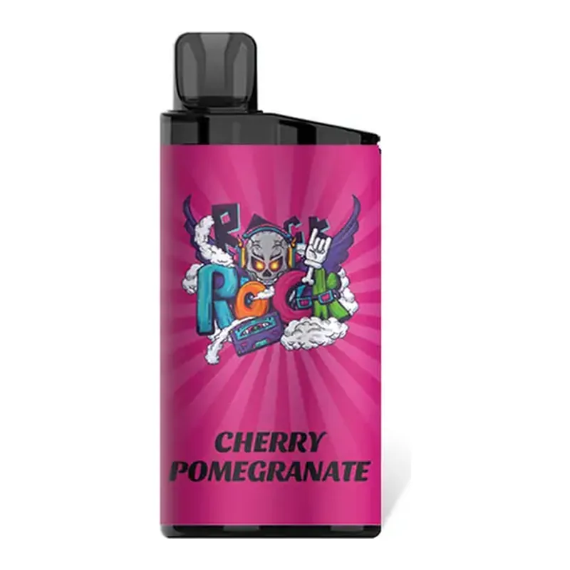 Front view of the IGET Bar 3500 Cherry Pomegranate disposable vape in Cherry Pomegranate