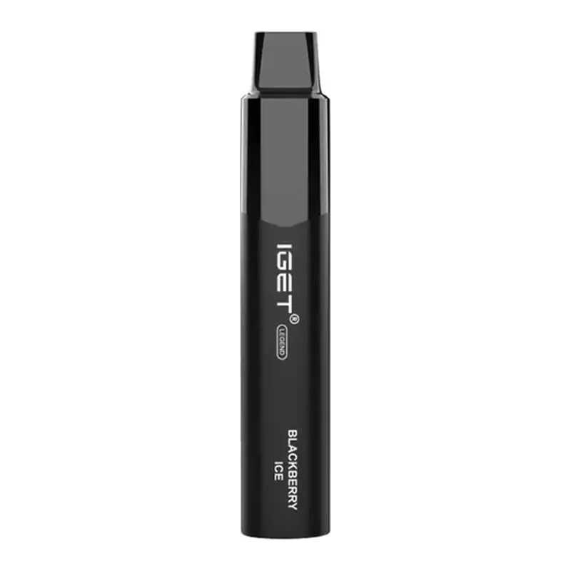 Nicotine Free IGET Legend 4000 zero nicotine vape shown upright on a plain white background, sold in Australia