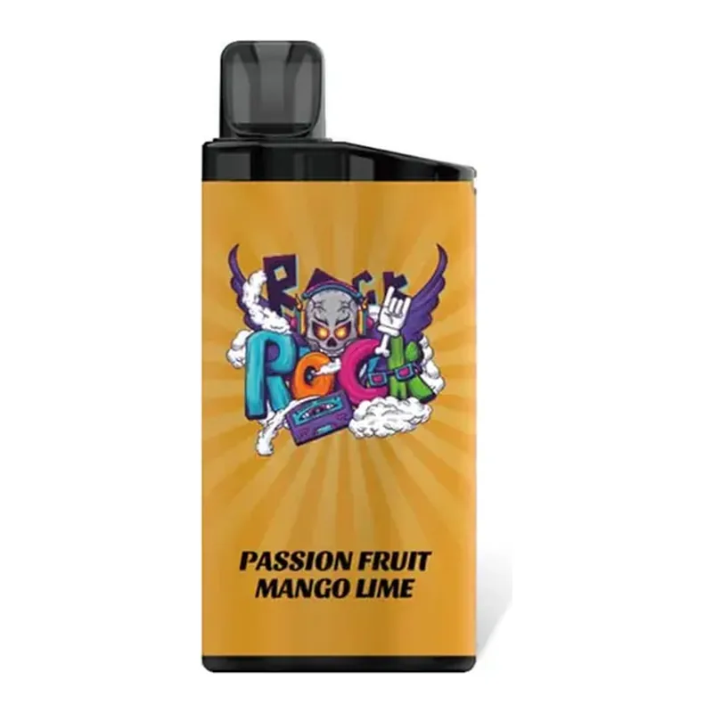 IGET Bar 3500 Passion Fruit Mango Lime disposable vape in Passion Fruit Mango Lime, product photo on white