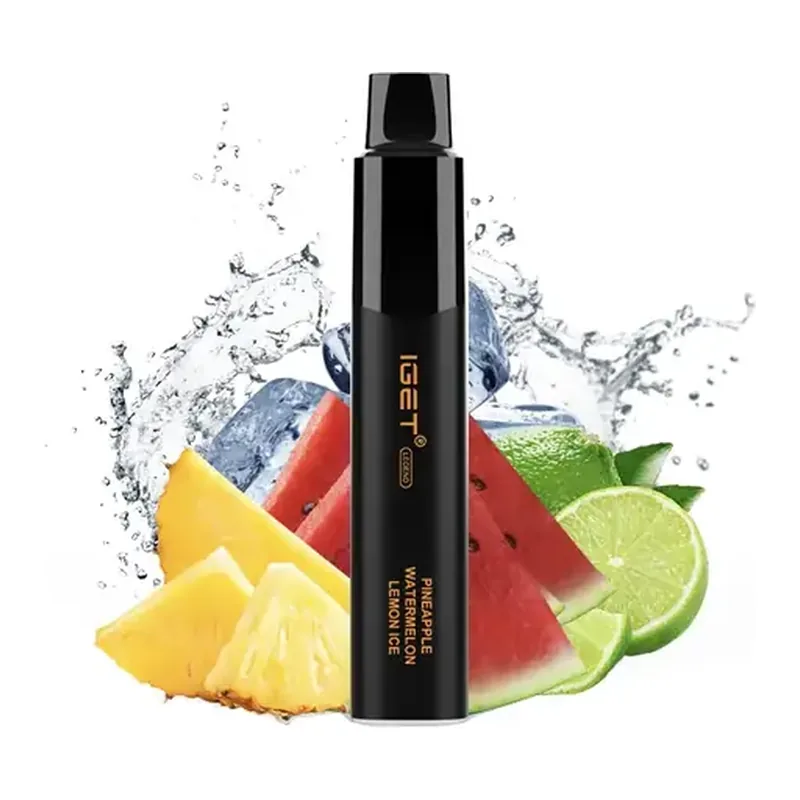 IGET Legend 4000 Pineapple Watermelon Lemon Ice disposable vape shown upright on a plain white background
