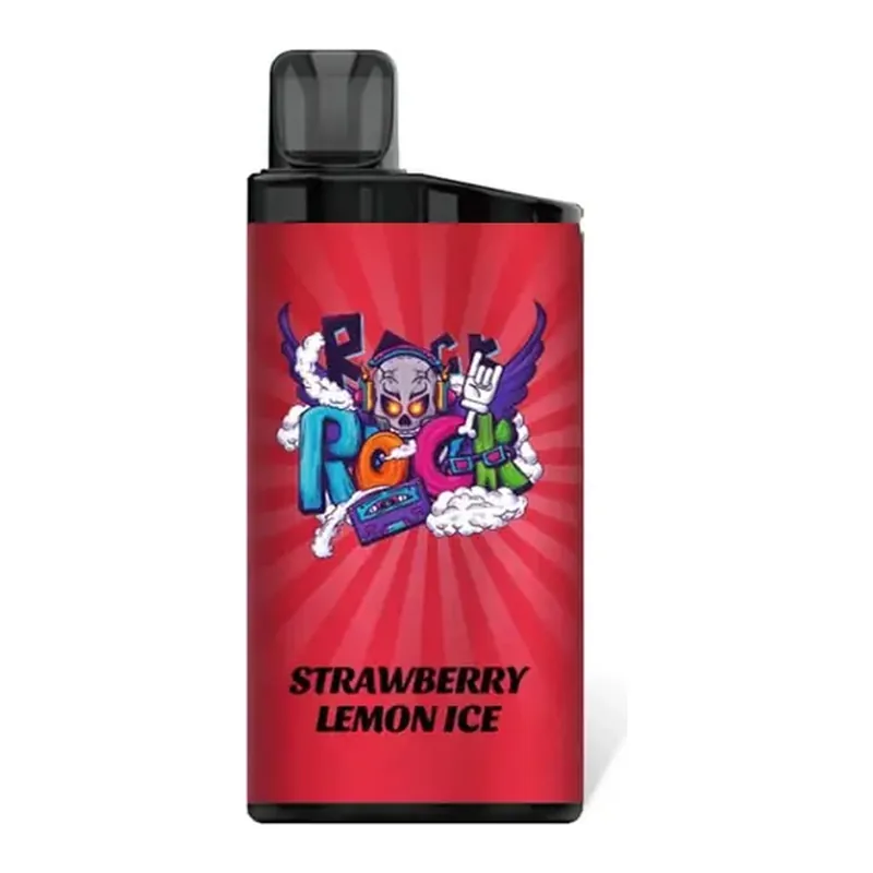 Front view of the IGET Bar 3500 Strawberry Lemon Ice disposable vape in Strawberry Lemon Ice